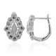 Boucles d'oreilles en argent et Diamant I2 (J) (Annette classic)
