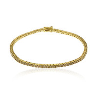 Bracelet en or et Diamant champagne SI2