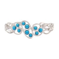 Bracelet en argent et Turquoise Sleeping Beauty (Faszination Türkis)
