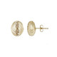 Boucles d'oreilles en or et Diamant champagne I3 (Ornaments by de Melo)