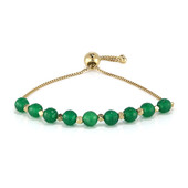 Bracelet en argent et Onyx vert