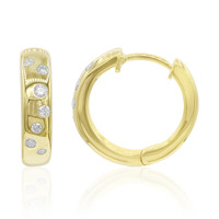 Boucles d'oreilles en or et Diamant SI2 (G)