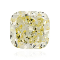  Diamant jaune SI1 (gemme et boîte de collection)