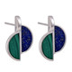 Boucles d'oreilles en argent et Lapis-Lazuli