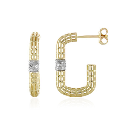 Boucles d'oreilles en or et Diamant I4 (J) (Ornaments by de Melo)