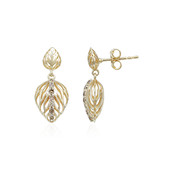 Boucles d'oreilles en or et Diamant champagne I1 (Ornaments by de Melo)