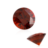  Zircon rouge du soir 7,315 ct (gemme et boîte de collection)