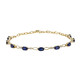 Bracelet en or et Saphir bleu de Ceylan (CIRARI)