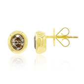 Boucles d'oreilles en or et Diamant champagne SI1 d'Argyle (Mark Tremonti)