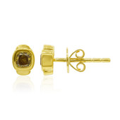 Boucles d'oreilles en or et Diamant jaune d'Argyle I3 (Mark Tremonti)