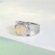 Bague en argent et Opale Welo