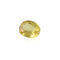  Saphir jaune de Ceylan 0,483 ct (gemme et boîte de collection)