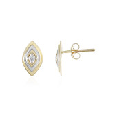 Boucles d'oreilles en or et Diamant SI1 (I)