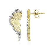 Boucles d'oreilles en or et Diamant I1 couleur (I) (Ornaments by de Melo)