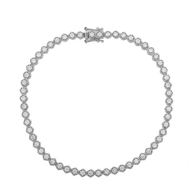Bracelet en platine et Diamant Flawless (F) (LUCENT DIAMONDS)