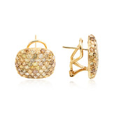 Boucles d'oreilles en or et Diamant fancy SI2 (CIRARI)
