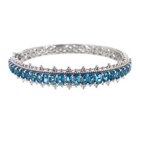 Bracelet en argent et Topaze bleu de Londres (Dallas Prince Designs)