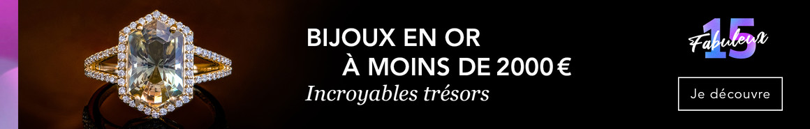 Bijoux en or et à moins de 2000€