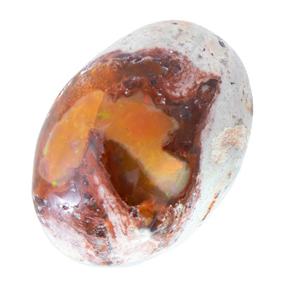 Gemme et Opale de feu matrice du Mexique