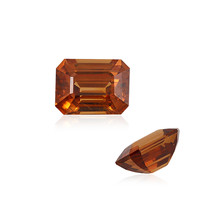  Zircon orange (gemme et boîte de collection)