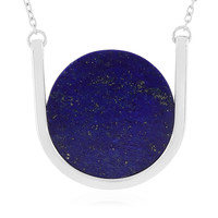 Collier en argent et Lapis-Lazuli (Juwelo Bauhaus)