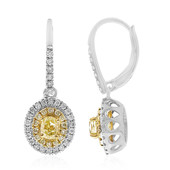 Boucles d'oreilles en or et Diamant SI jaune (CIRARI)