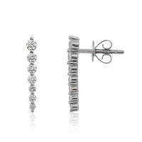 Boucles d'oreilles en platine et Diamant Flawless (F) (LUCENT DIAMONDS)