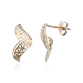 Boucles d'oreilles en or et Diamant I2 (I) (Ornaments by de Melo)