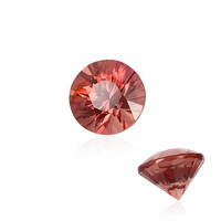  Zircon rose (gemme et boîte de collection)