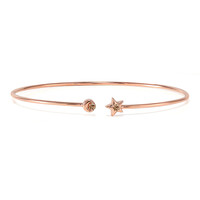 Bracelet en or et Diamant rose de France SI1 d'Argyle 