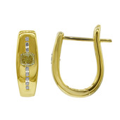 Boucles d'oreilles en or et Diamant jaune d’Argyle SI2 (Mark Tremonti)