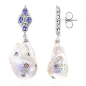 Boucles d'oreilles en argent et Perle de culture d'eau douce (Dallas Prince Designs)