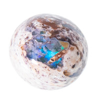  Opale de feu matrice du Mexique (gemme et boîte de collection)
