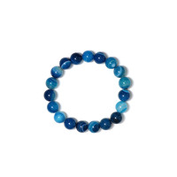 Bracelet et Agate bleue