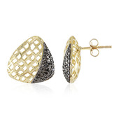 Boucles d'oreilles en or et Diamant noir (Ornaments by de Melo)