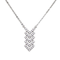 Collier en platine et Diamant Flawless (F) (LUCENT DIAMONDS)