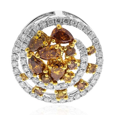 Pendentif en or et Diamant SI orange (CIRARI)