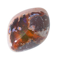  Opale de feu matrice du Mexique (gemme et boîte de collection)