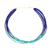 Collier en argent et Lapis-Lazuli (Riya)