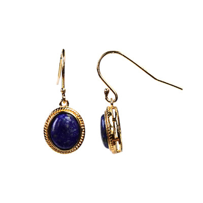 Boucles d'oreilles en argent et Lapis-Lazuli