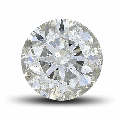 Diamant I2 couleur (F) 1.01 carat taille ronde