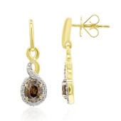Boucles d'oreilles en or et Diamant cognac SI1 d'Argyle (Mark Tremonti)