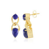 Boucles d'oreilles en laiton et Lapis-Lazuli (Juwelo Style)