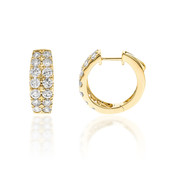 Boucles d'oreilles en or et Diamant I1 (H) (CIRARI)