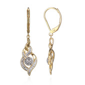 Boucles d'oreilles en laiton et Diamant I3 (I) (Juwelo Style)