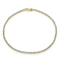 Bracelet en or et Diamant bleu I1