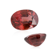  Zircon rose 5,178 ct (gemme et boîte de collection)