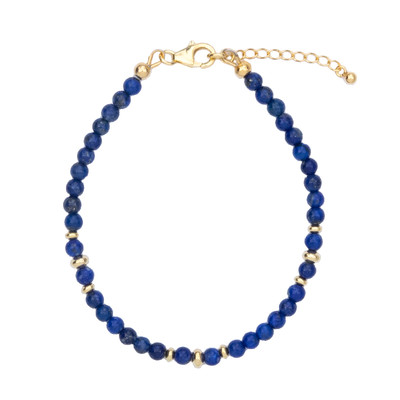 Bracelet en argent et Lapis-Lazuli