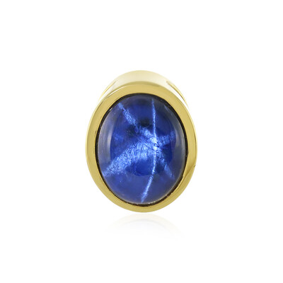 Pendentif en argent et Saphir étoilé bleu (MONOSONO COLLECTION)