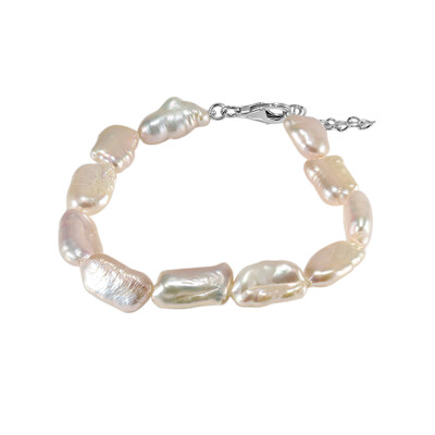 Bracelet en argent et Perle de culture d'eau douce (TPC)